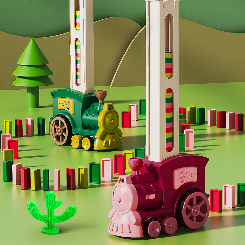 AutoDomino - Tren dispensador automático de fichas de domino