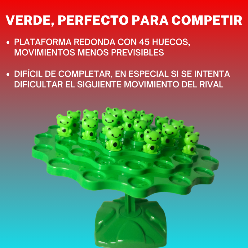 Las 50 Ranas Locas - Juego de equilibrio
