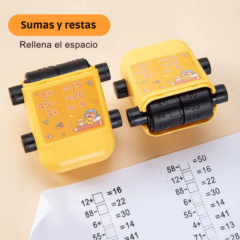 Rodillo Matemático - Tiras de operaciones al momento