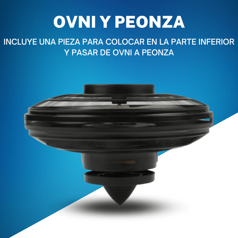 Pião Flutuante - Com carregamento USB e luzes LED