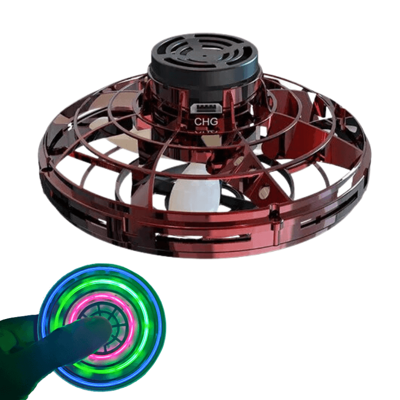 Pião Flutuante - Com carregamento USB e luzes LED