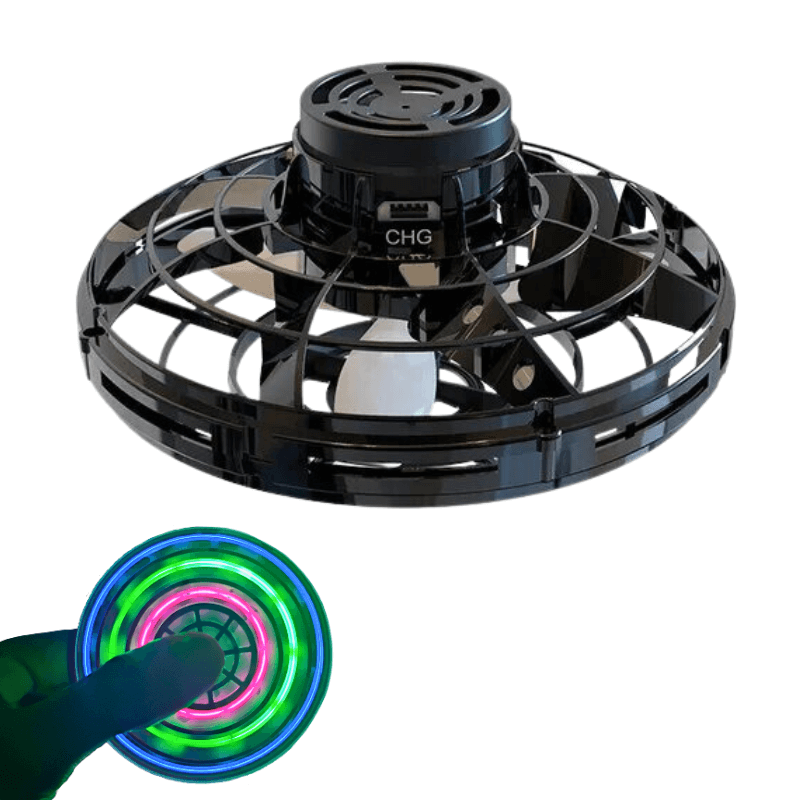 Pião Flutuante - Com carregamento USB e luzes LED