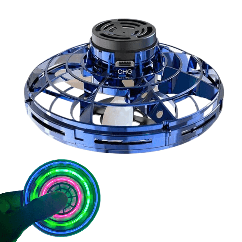 Pião Flutuante - Com carregamento USB e luzes LED