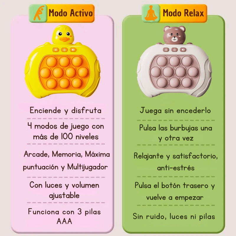 PulsaBurbujas - Juego de Reflejos y Antiestrés