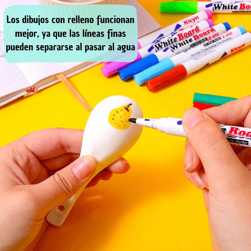 Rotus Flotantes - 12 Rotuladores con tinta flotante
