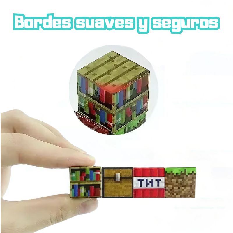 Bloques Magnéticos Creativos - Cubos con 8 imanes para crear sin límites