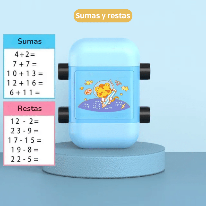 Rodillo Matemático - Tiras de sumas y restas al momento