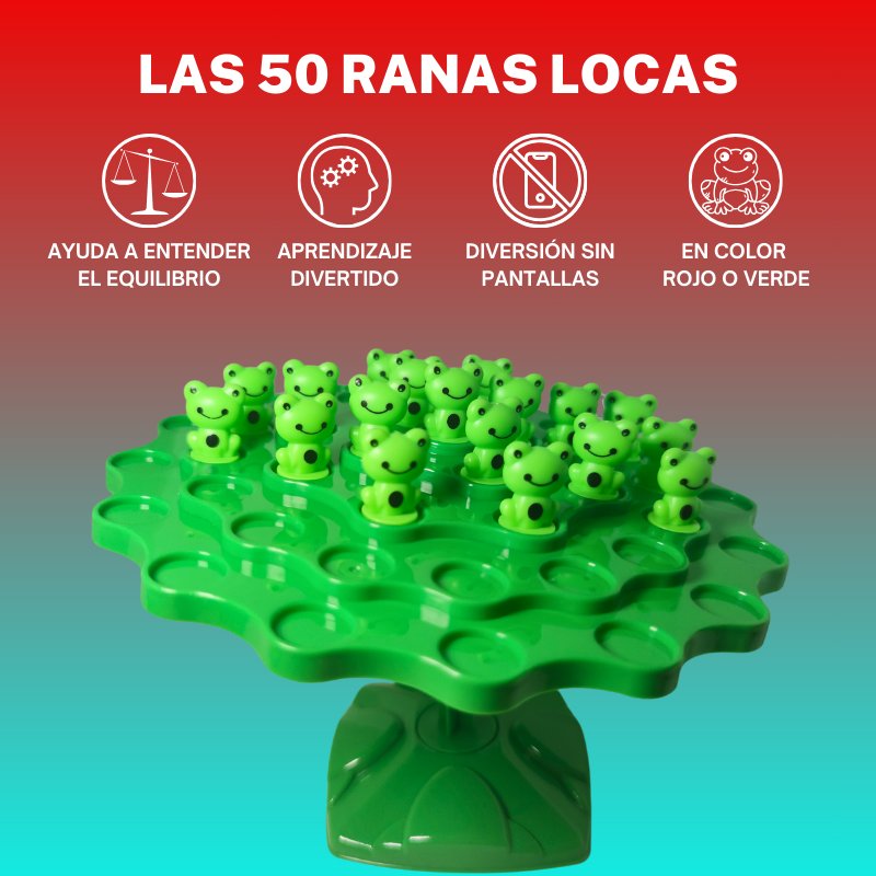 Las 50 Ranas Locas - Juego de equilibrio