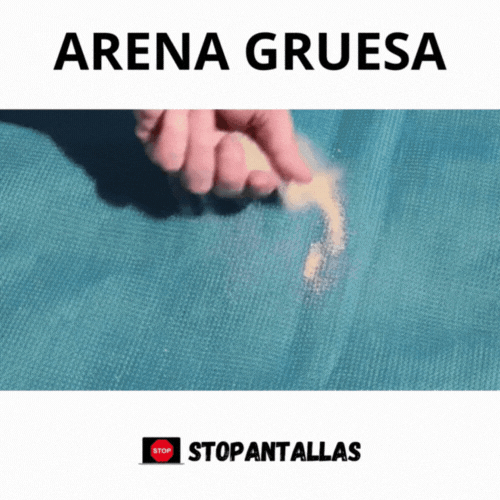 Anti-sand canvas for the beach