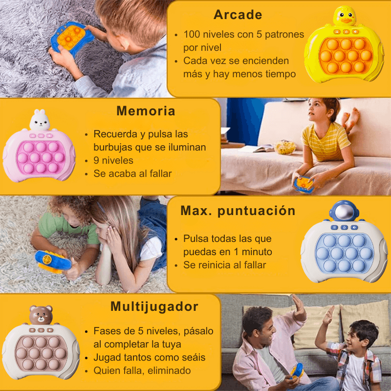 PulsaBurbujas - Juego de Reflejos y Antiestrés