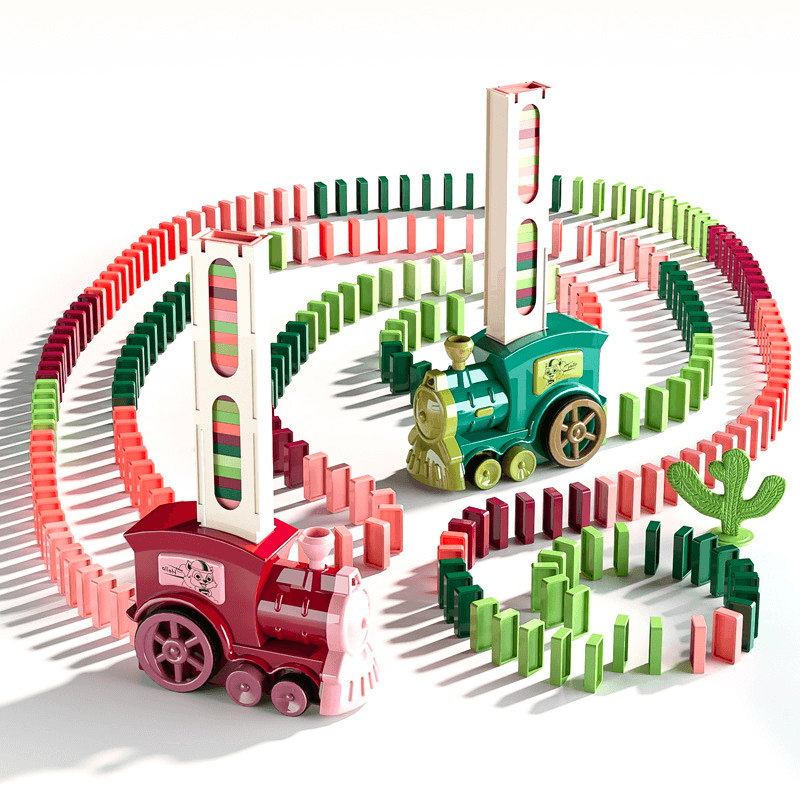 AutoDomino - Tren dispensador automático de fichas de domino