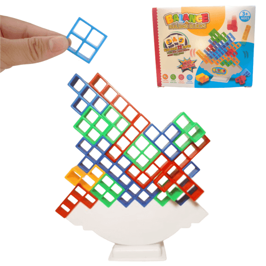 Balance Tetris 3D - Jogo de equilíbrio com 32 peças