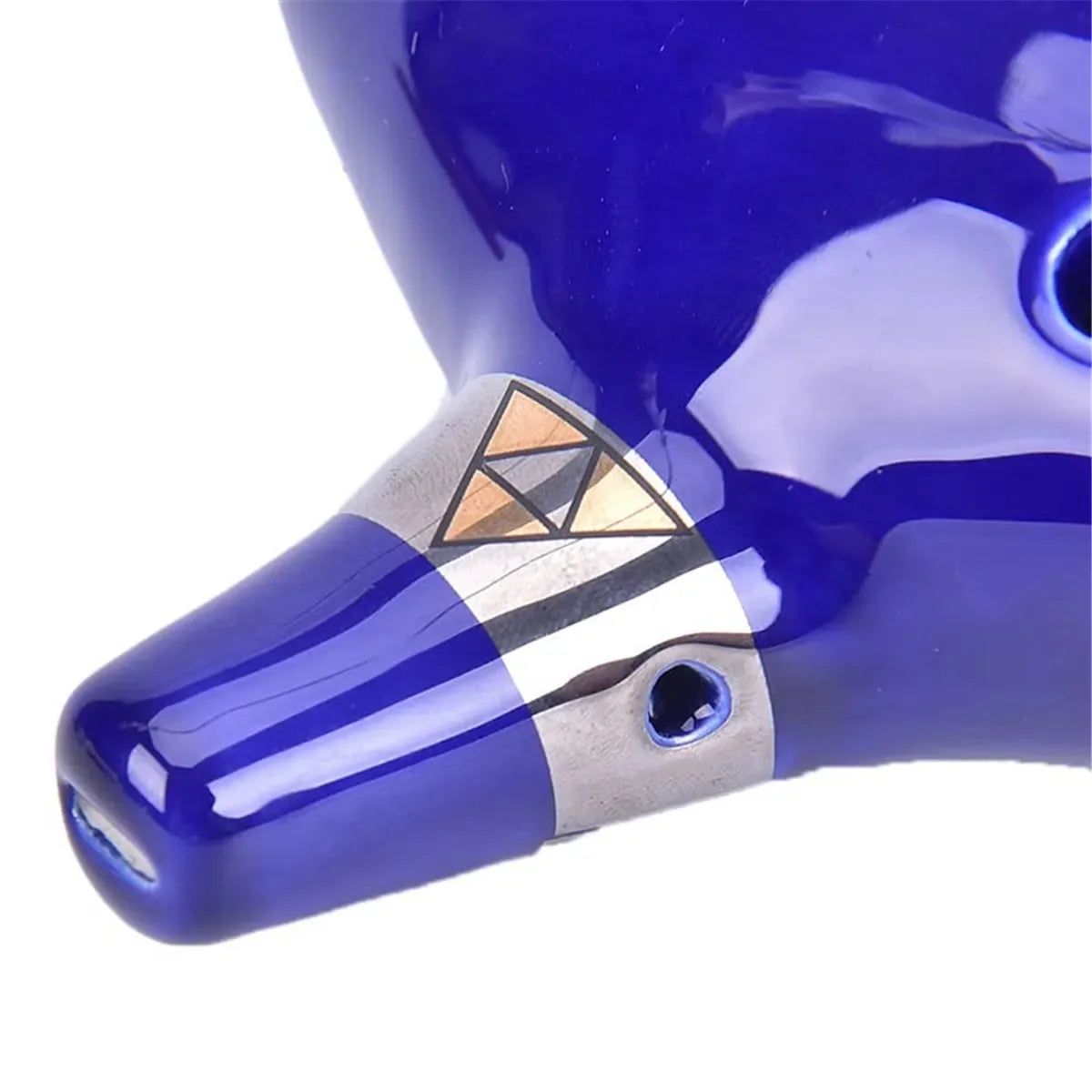 Ocarina - Instrumento de Cerámica con 12 agujeros - Kit completo con manual, bolsa de transporte y soporte
