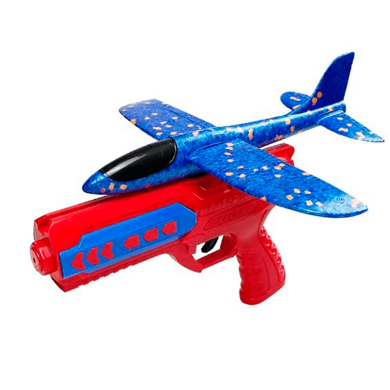 Avião planador com arma lançadora