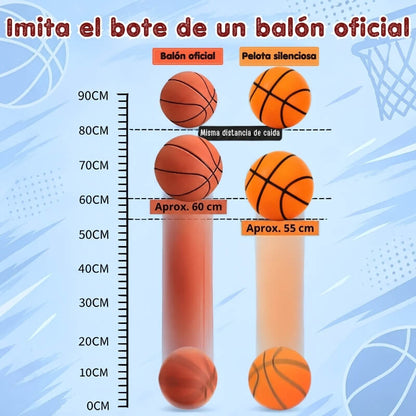 Pelota silenciosa - Imita el bote de las pelotas de baloncesto