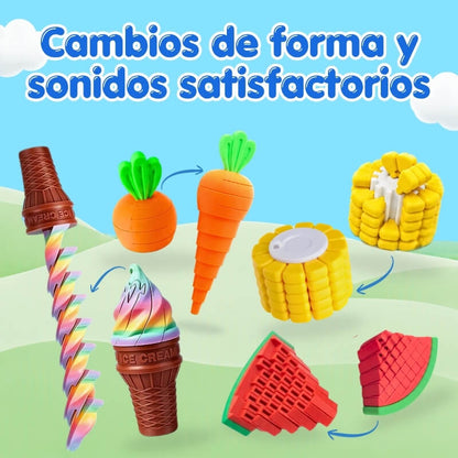 Comidas 3D - 6 juguetes sensoriales hechos con impresora 3D