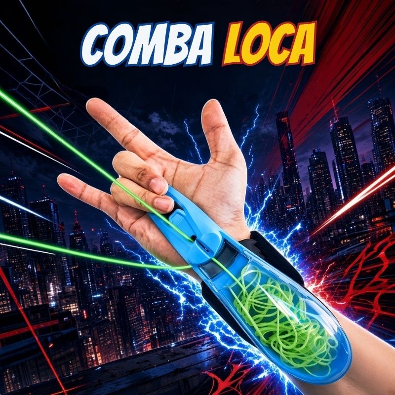 Comba Loca - Lanzador con 3m de cuerda luminosa para saltos y trucos