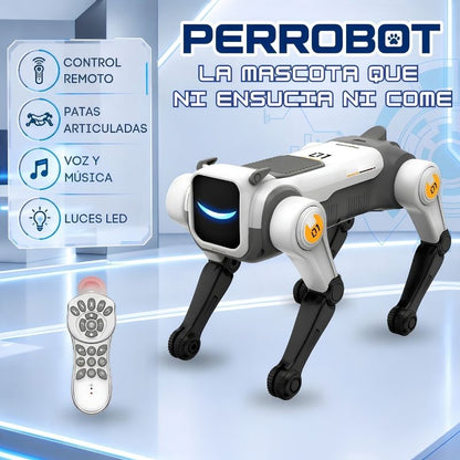 PerroBot - Mascota robot con control por voz, mando, acrobacias y bailes