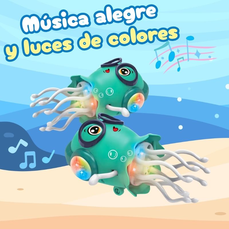 Medusa Bailarina - Con sensor de movimiento, luces y bailes satisfactorios