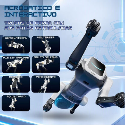 PerroBot - Mascota robot con control por voz, mando, acrobacias y bailes
