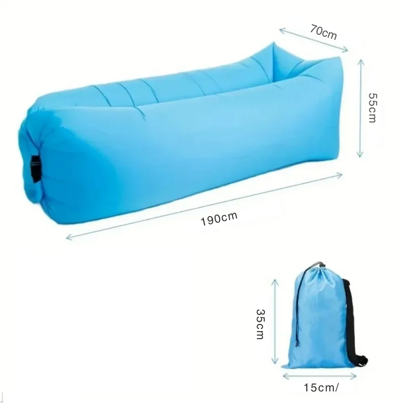 SOFÁCIL - Sofá inflable al instante de 190x70x55cm