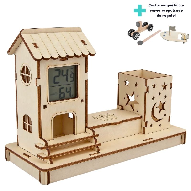 Utilidades Montessori - Experimentos funcionales de madera para fabricar en casa