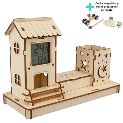 Utilidades Montessori - Experimentos funcionales de madera para fabricar en casa