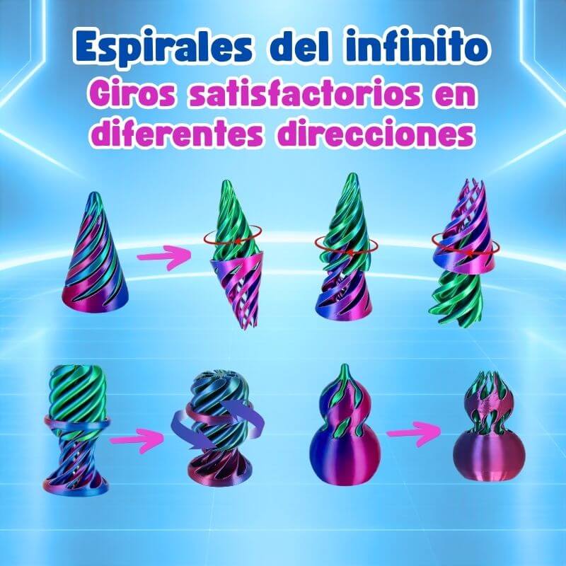 8 Juegos Sensoriales 3D - Con efectos visuales, satisfactorios y hechos con impresora 3D