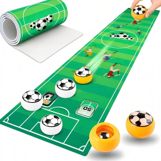 Petanca Futbolera - Juego de lanzamiento y precisión con 6 discos, 100x30cm