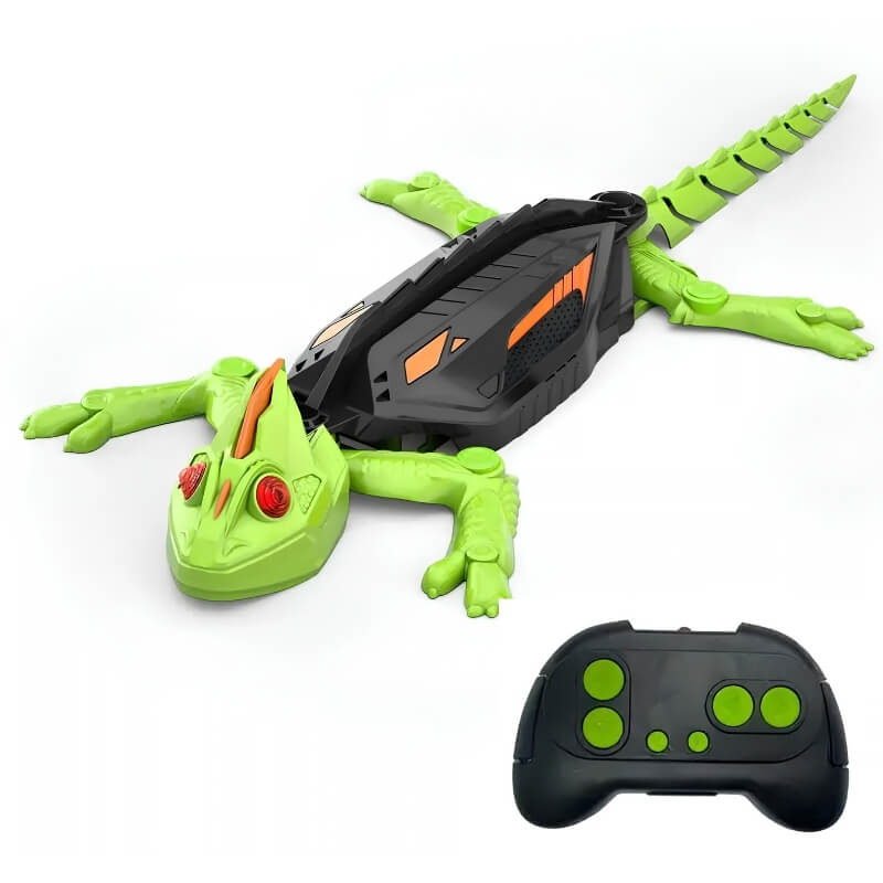 Lagarto Gigante Trepaparedes - Teledirigido, con luces LED y fluorescente