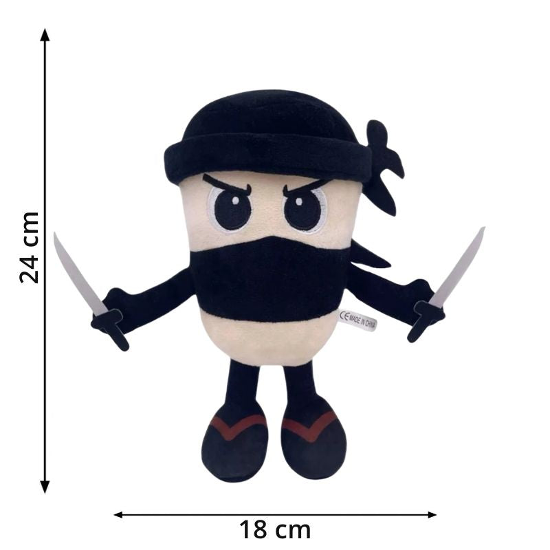 Peluches Brainrot 21-40cm - Tungtung Sahur, Tralarero Tralala, Ballerina Capuchina...