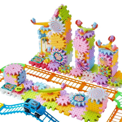 Feria Giratoria - Juego de construcción con engranajes y motor