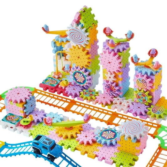 Feria Giratoria - Juego de construcción con engranajes y motor