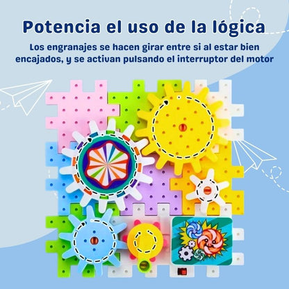 Feria Giratoria - Juego de construcción con engranajes y motor