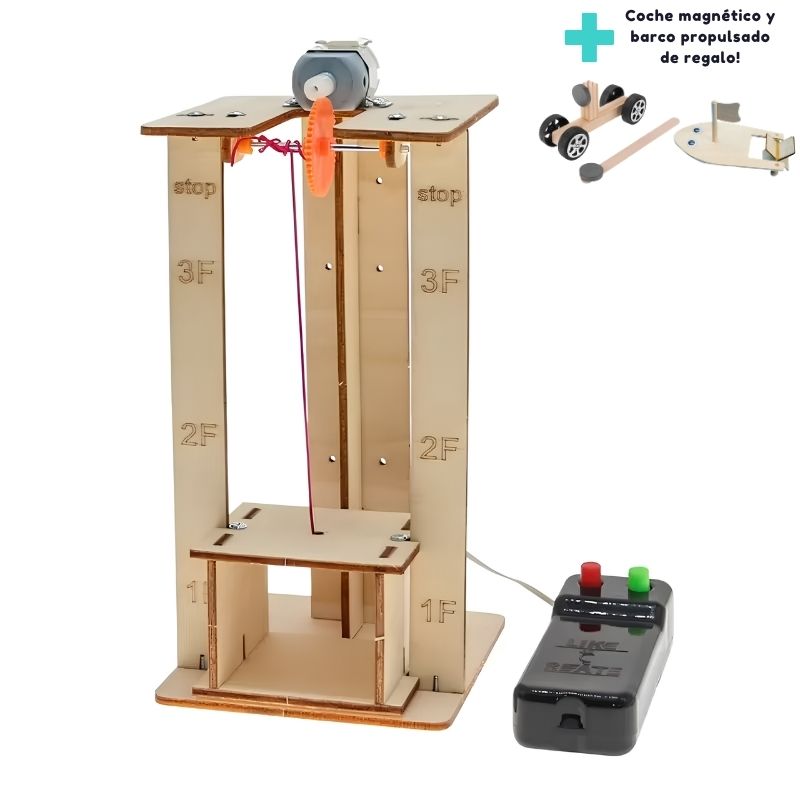 Utilidades Montessori - Experimentos funcionales de madera para fabricar en casa