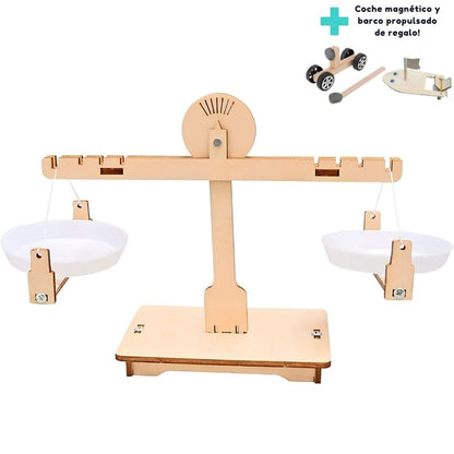 Utilidades Montessori - Experimentos funcionales de madera para fabricar en casa