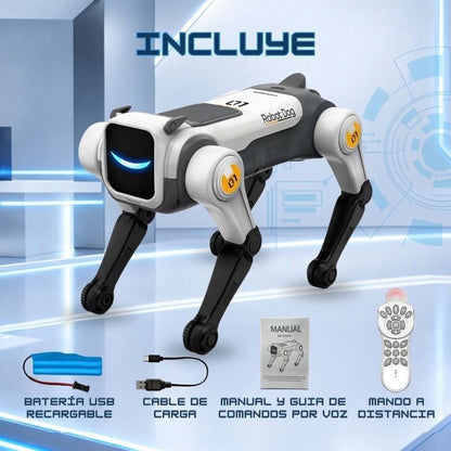 PerroBot - Mascota robot con control por voz, mando, acrobacias y bailes