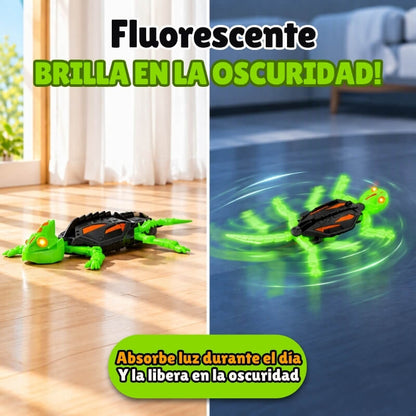 Lagarto Gigante Trepaparedes - Teledirigido, con luces LED y fluorescente
