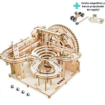 Utilidades Montessori - Experimentos funcionales de madera para fabricar en casa