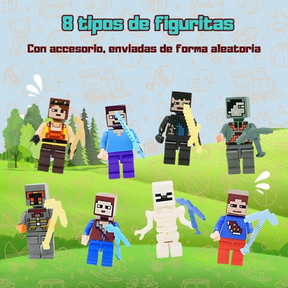 Bloques Magnéticos Creativos - Cubos con 8 imanes para crear sin límites