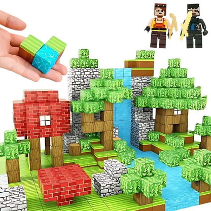 Bloques Magnéticos Creativos - Cubos con 8 imanes para crear sin límites