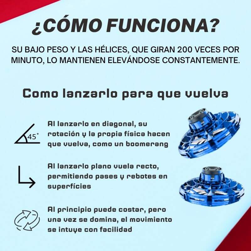 Floating Top - With USB charging and LED lights