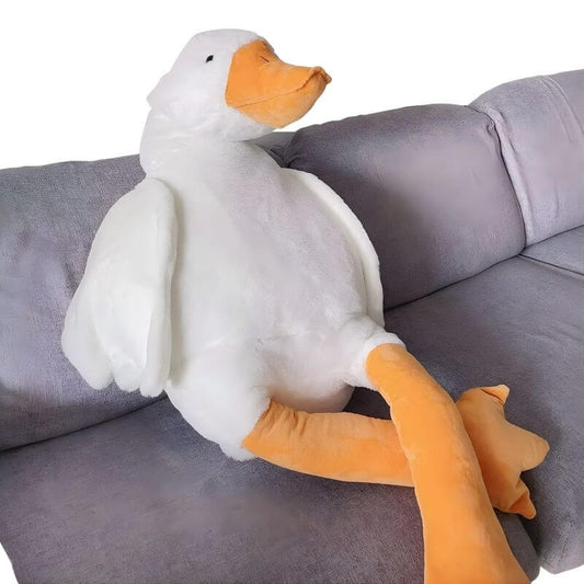 Pato gigante! Peluche/Almohada de 1.30m, hecho de felpa suave
