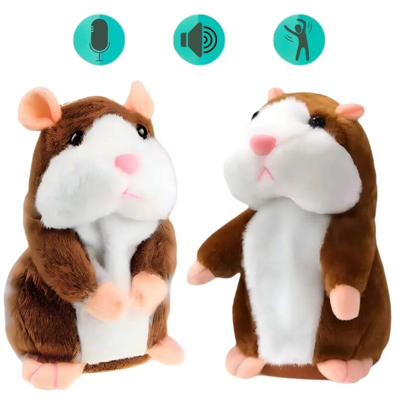 Hahahamster - Hámster repetidor: Suave, con micrófono, altavoz y movimiento