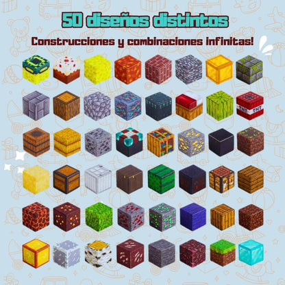 Bloques Magnéticos Creativos - Cubos con 8 imanes para crear sin límites