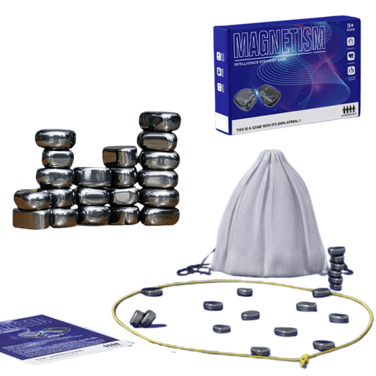 Magnetic Checkers - Board game with 20 magnets 