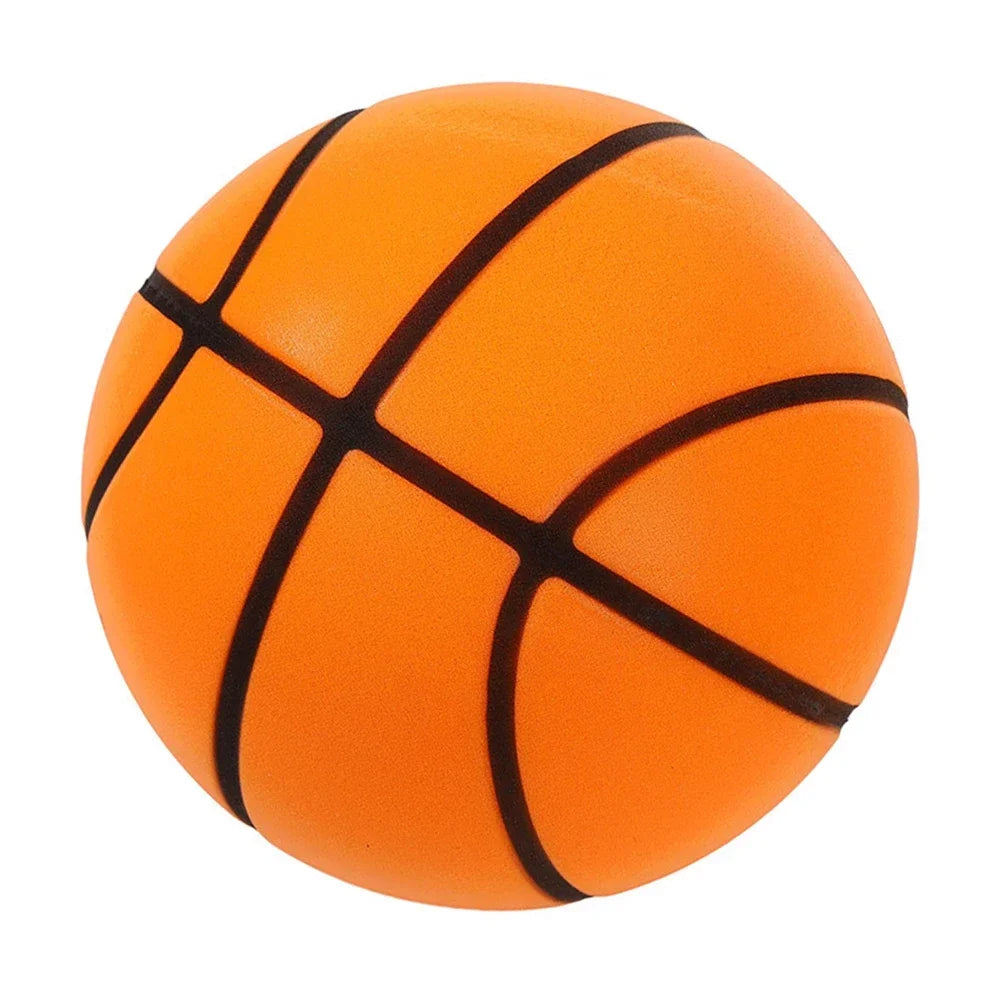 Silent foam basketball - Mimics the bounce of regulation balls