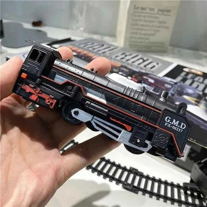 Century Express - Vintage train with 16-track circuit (123x67cm), with locomotive and 3 carriages, rechargeable batteries and charger included