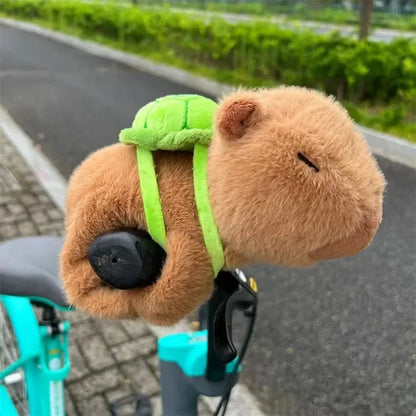 Capibara de Peluche con Mochila de Tortuga