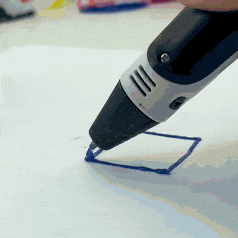 Boli de Dibujo 3D - Con 9m de Filamentos en 3 colores y cuaderno para dibujar con plantillas